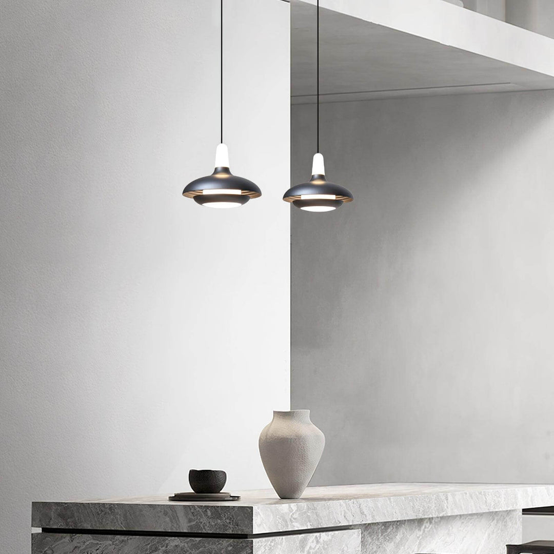 Moderne LED Pendel Lampe, Aluminium, 18cm