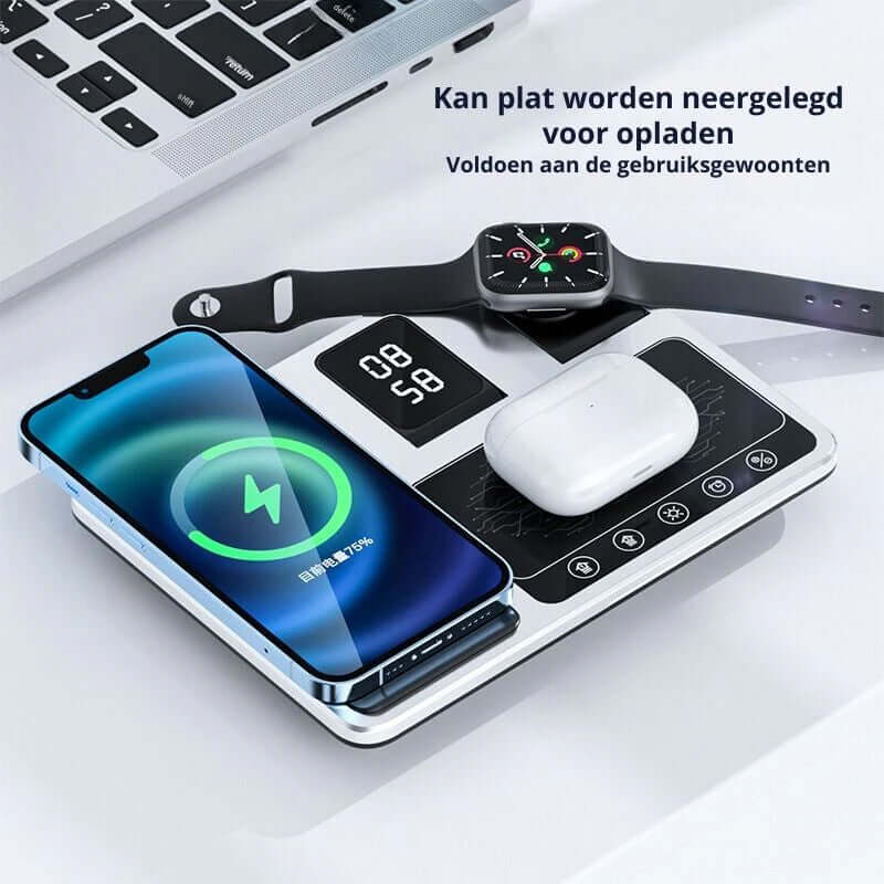 Multifunktionel Ladestation med Hub