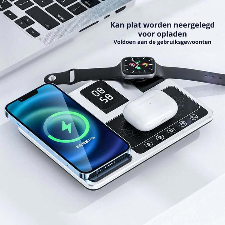 Multifunktionel Ladestation med Hub