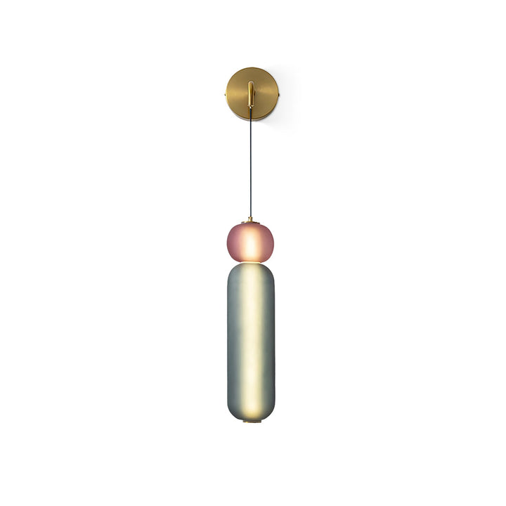 Elegant væglampe med klokkeorkidé-design