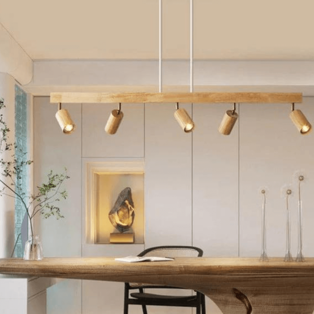 Justerbar loftspot i træ EcoLux