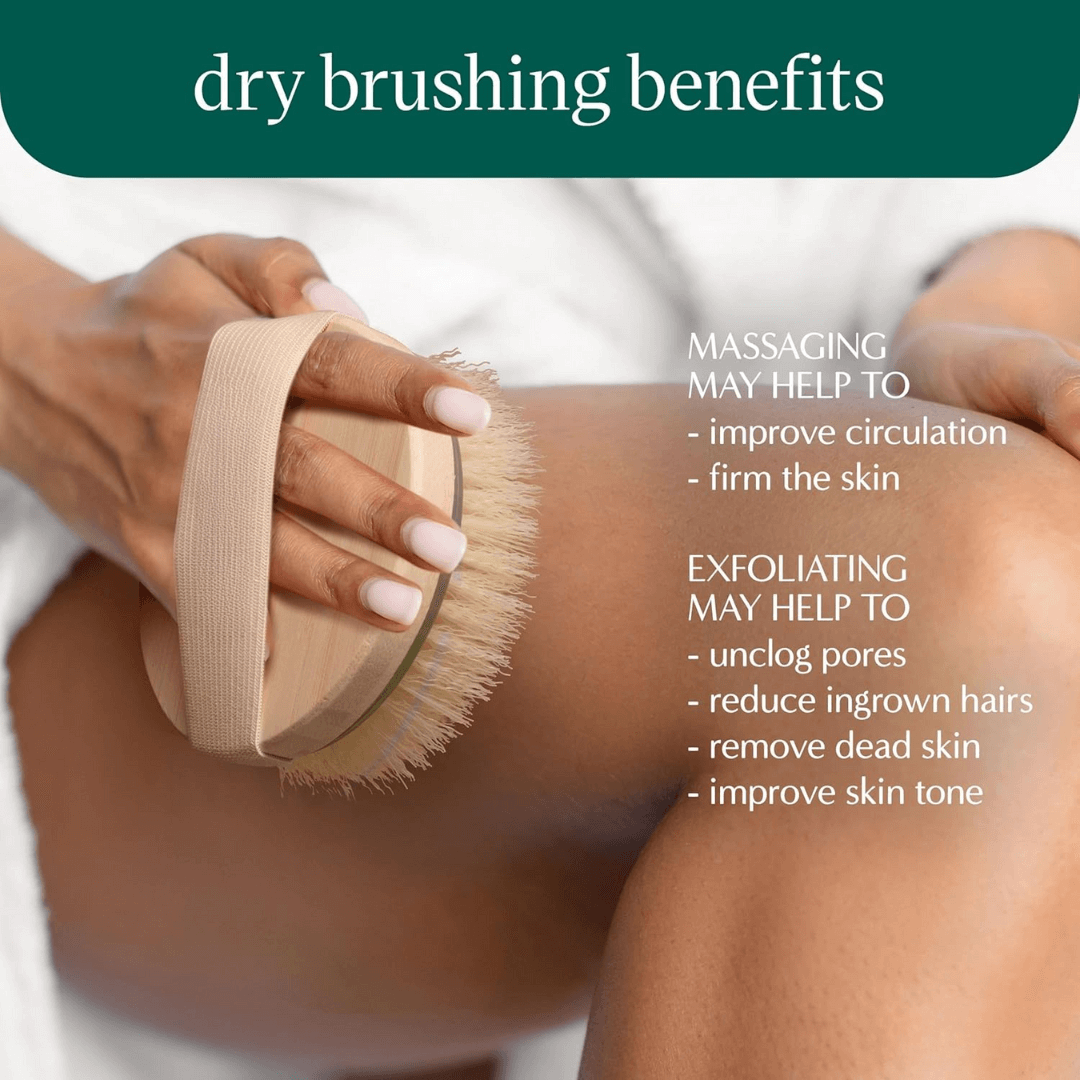 Tørbørste Kropsbørste Peeling Massagebørste