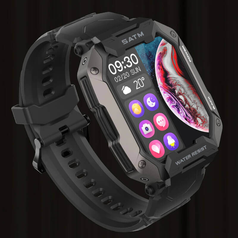 Robust Smartwatch med AMOLED-Display