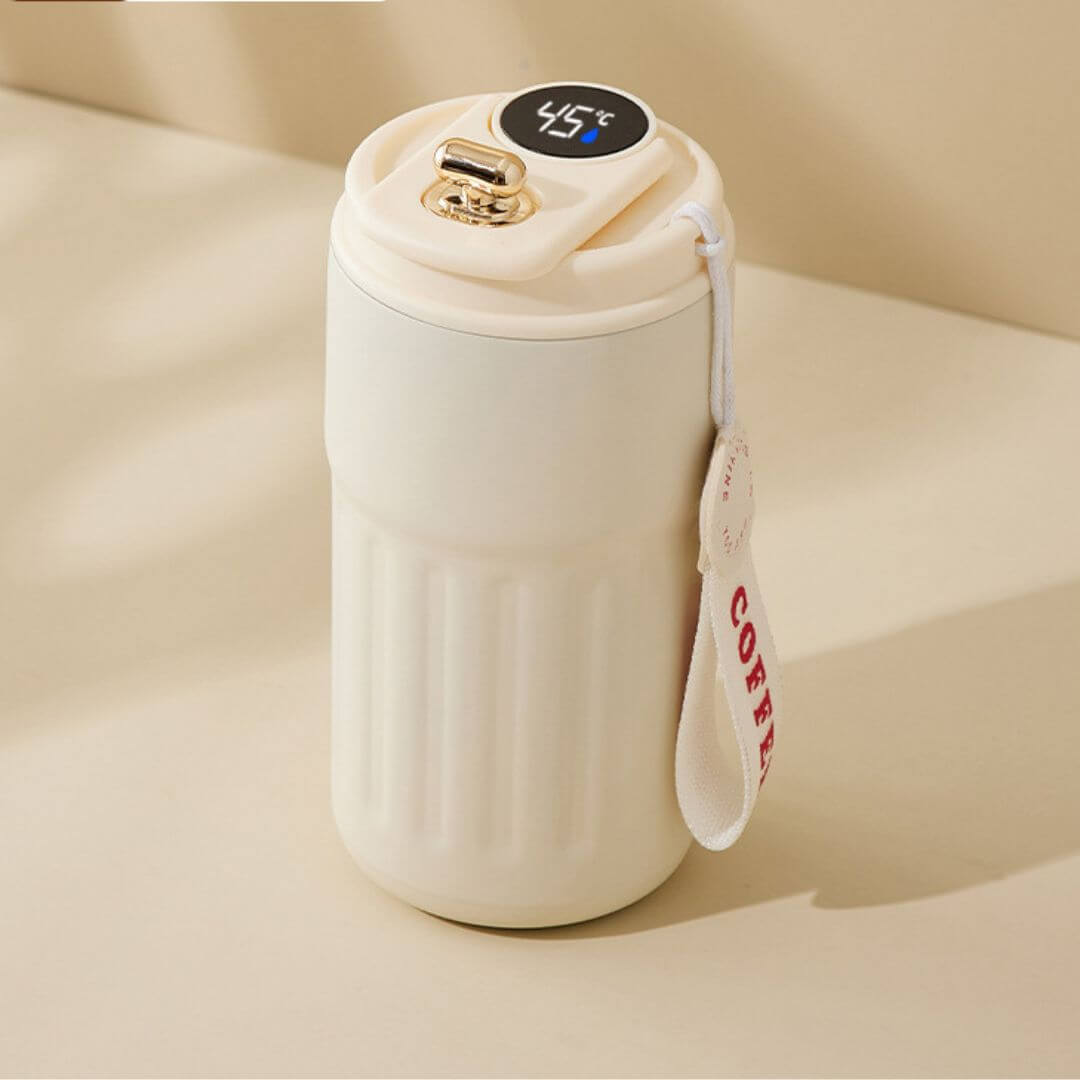 Isoleret termokop 450ml med LED temperaturvisning