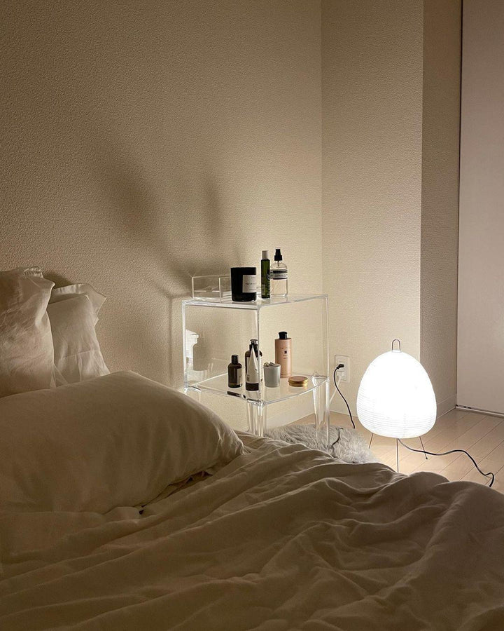 Minimalistisk japansk bordlampe Yumi