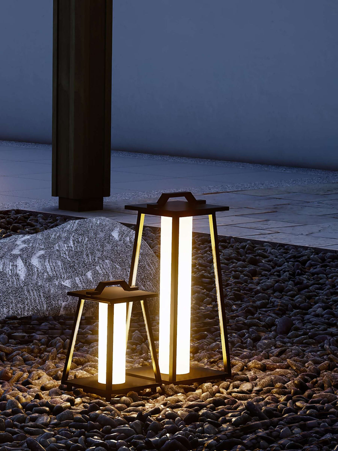 Bærbar LED Udendørs Lampe til Have & Altan