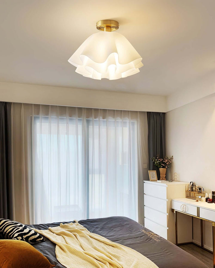 Moderne loft kobberloftslampe