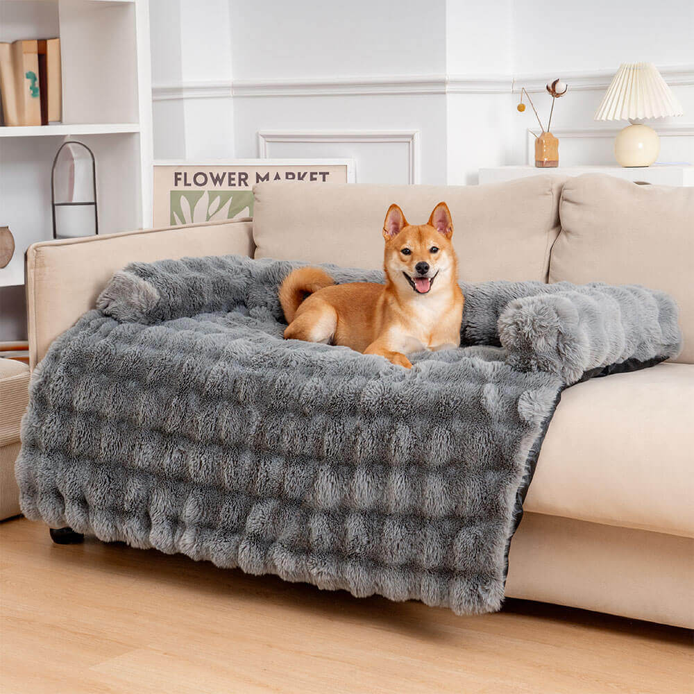 Hundesofa Beskyttelsestæppe – Deluxe Plys Seng