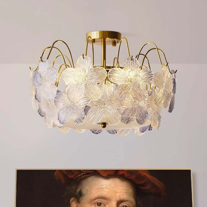 Vintage Glasmosaik Lysekrone til Hjemmet