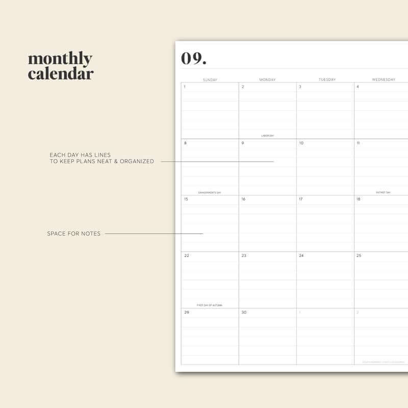 Daglig Planner 2024-25 med Tracker - Organizer