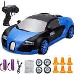 Bugatti Chiron Blå 2x Batteri