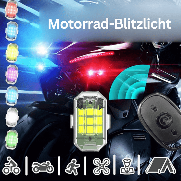LED Lommelygte, 7 Farver, 7 Tilstande, Vandtæt