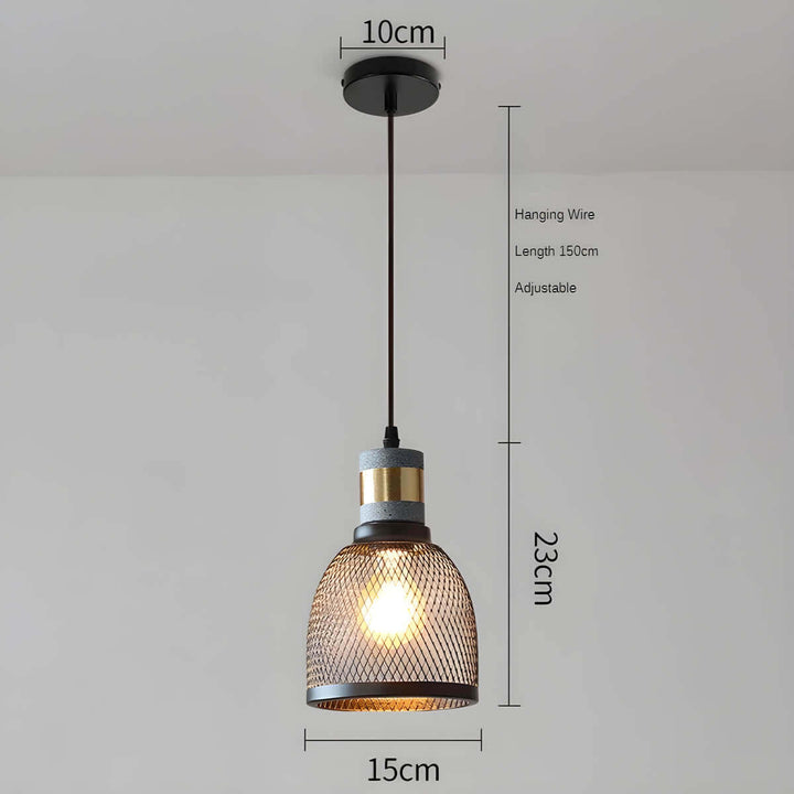 Industriel Loft Cement Pendellampe Hængelampe