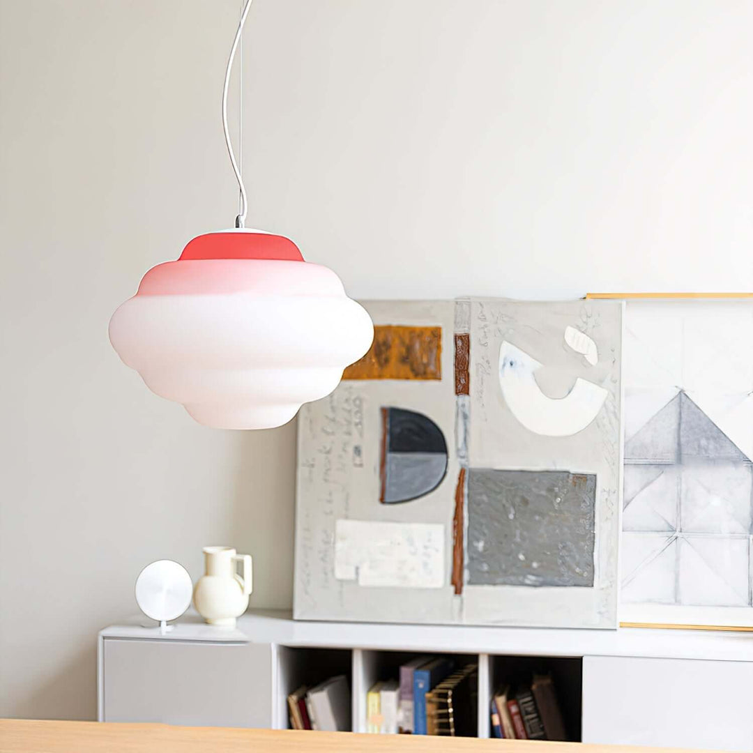 Gradient Sky Cloud Pendel Lampe