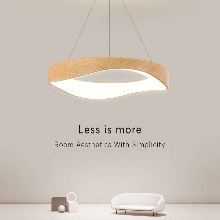 Moderne Rund LED-Pendellampe til Hjemmet
