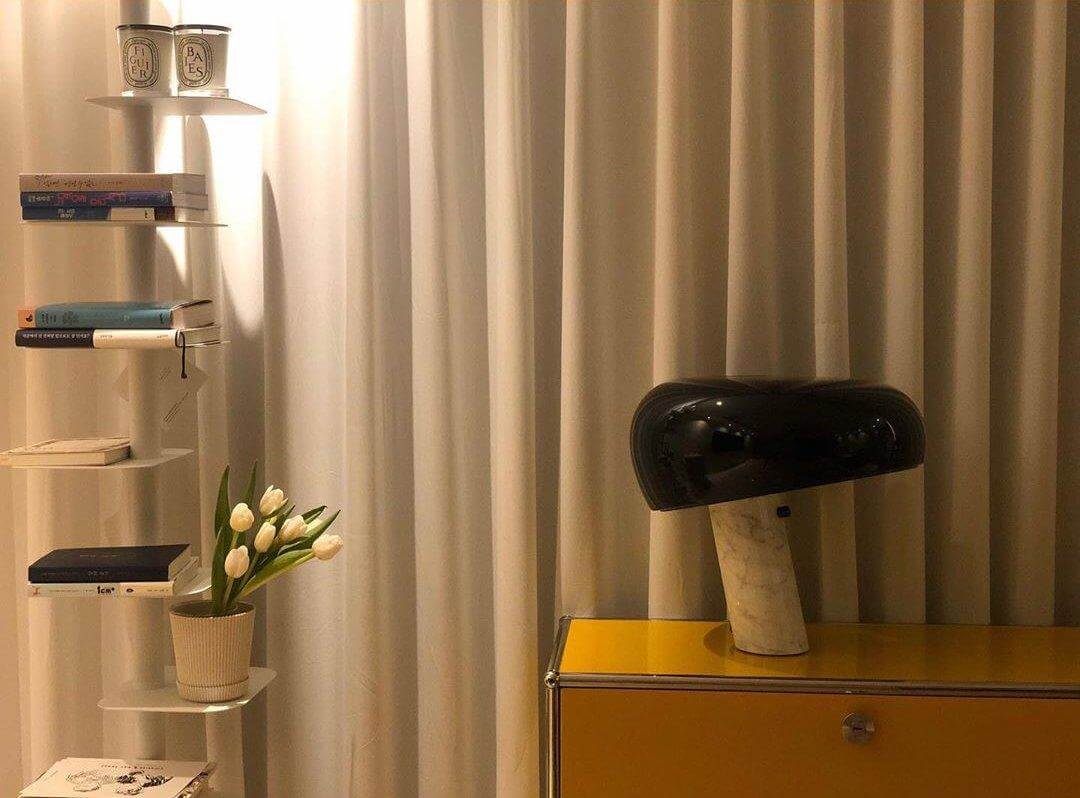 Designer Bordlampe i Marmor