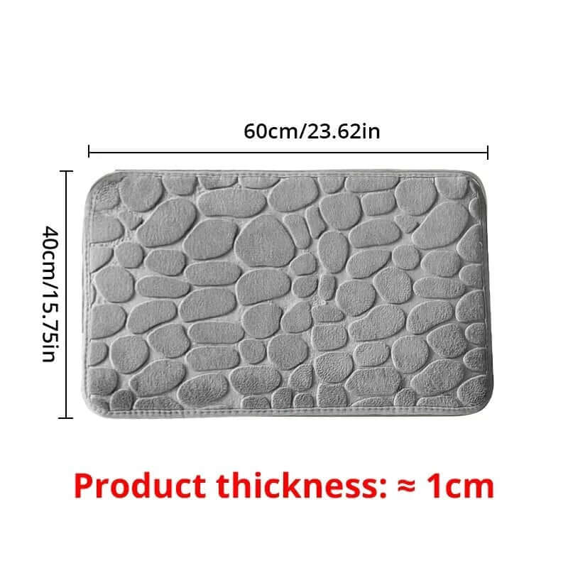 Skridsikker Memory Foam Bademåtte & Stuemåtte
