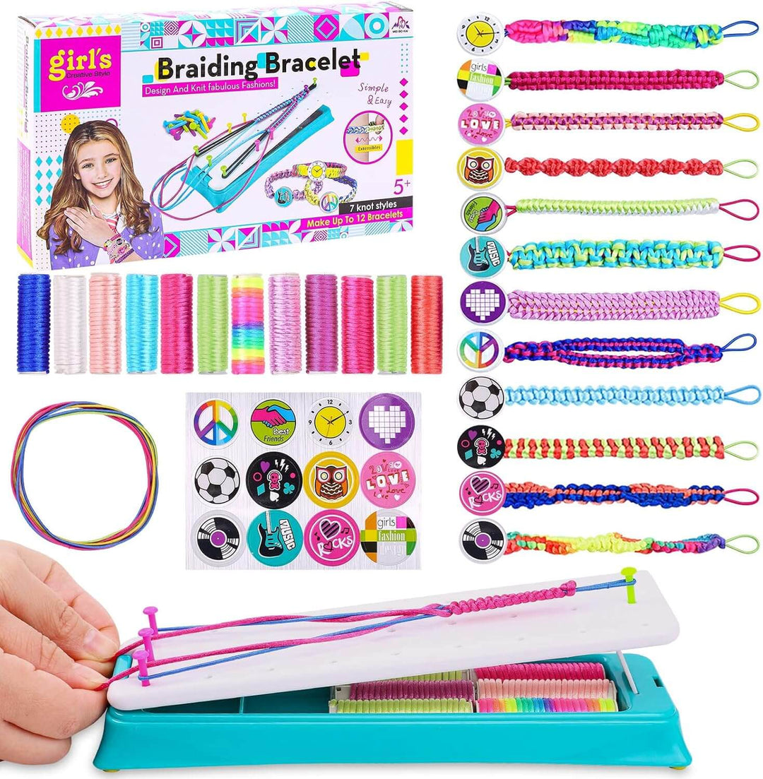 Børne DIY Flettesæt - Kreativt Loom-Legetøj