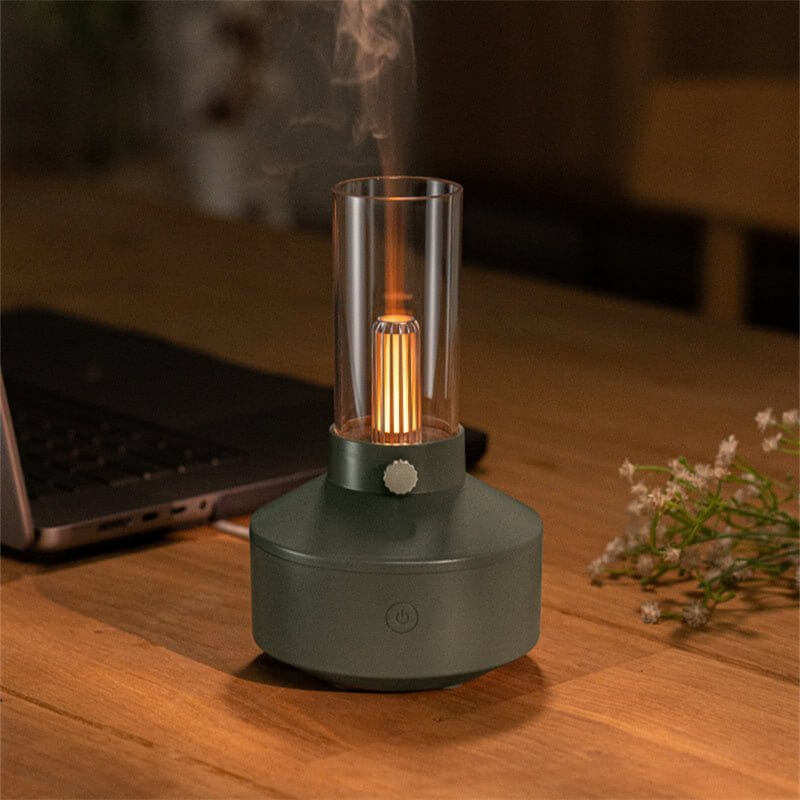 Ultrasonisk Aroma Diffuser med Natlys