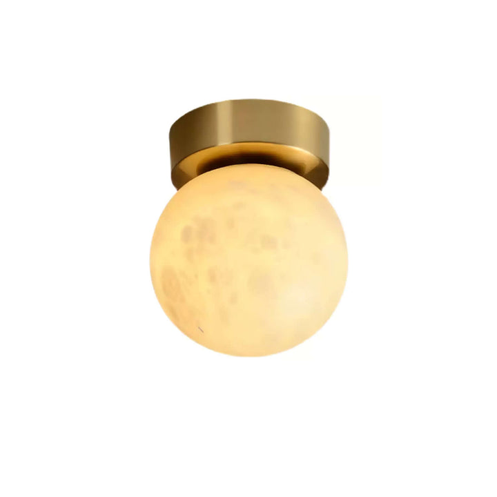 Måne Alabast Loftslys, Moderne LED, 15cm