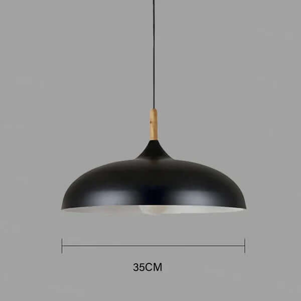 Skandinavisk Egetræ Loftlampe