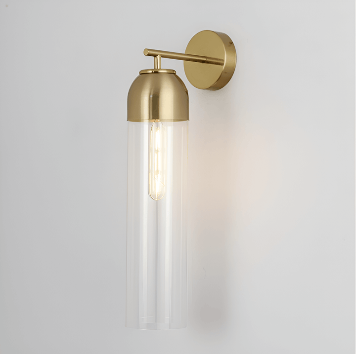 Elegant væglampe i kunstglas