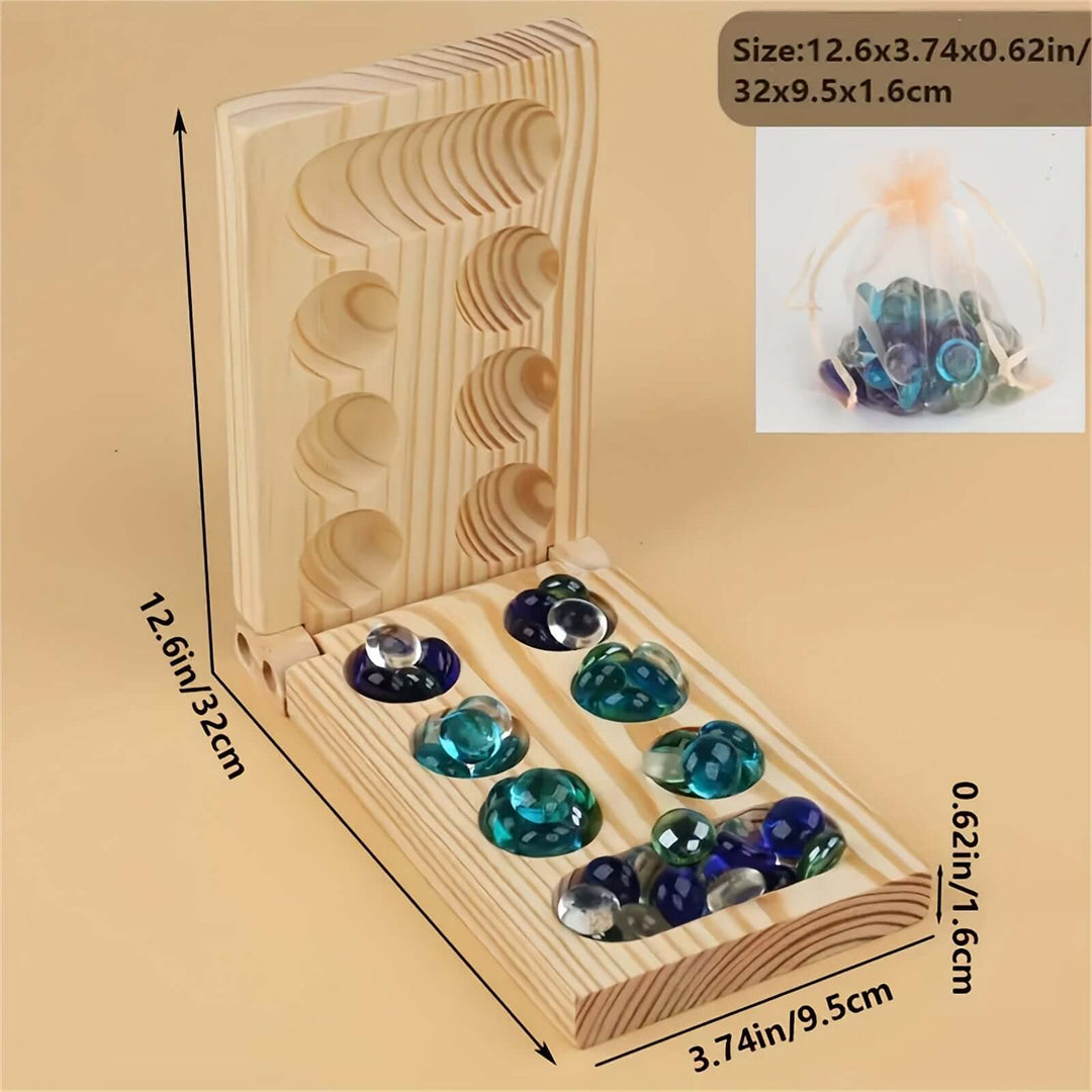 Sammenklappeligt Mancala Spil - Strategisk Brætspil