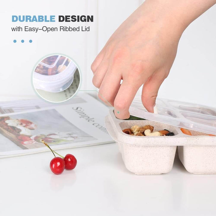Unisex 4-rums Bento Box Madpakkebeholdere