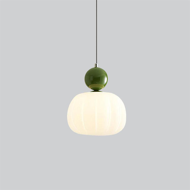 Elegant Græskar Pendellampe, 14 cm