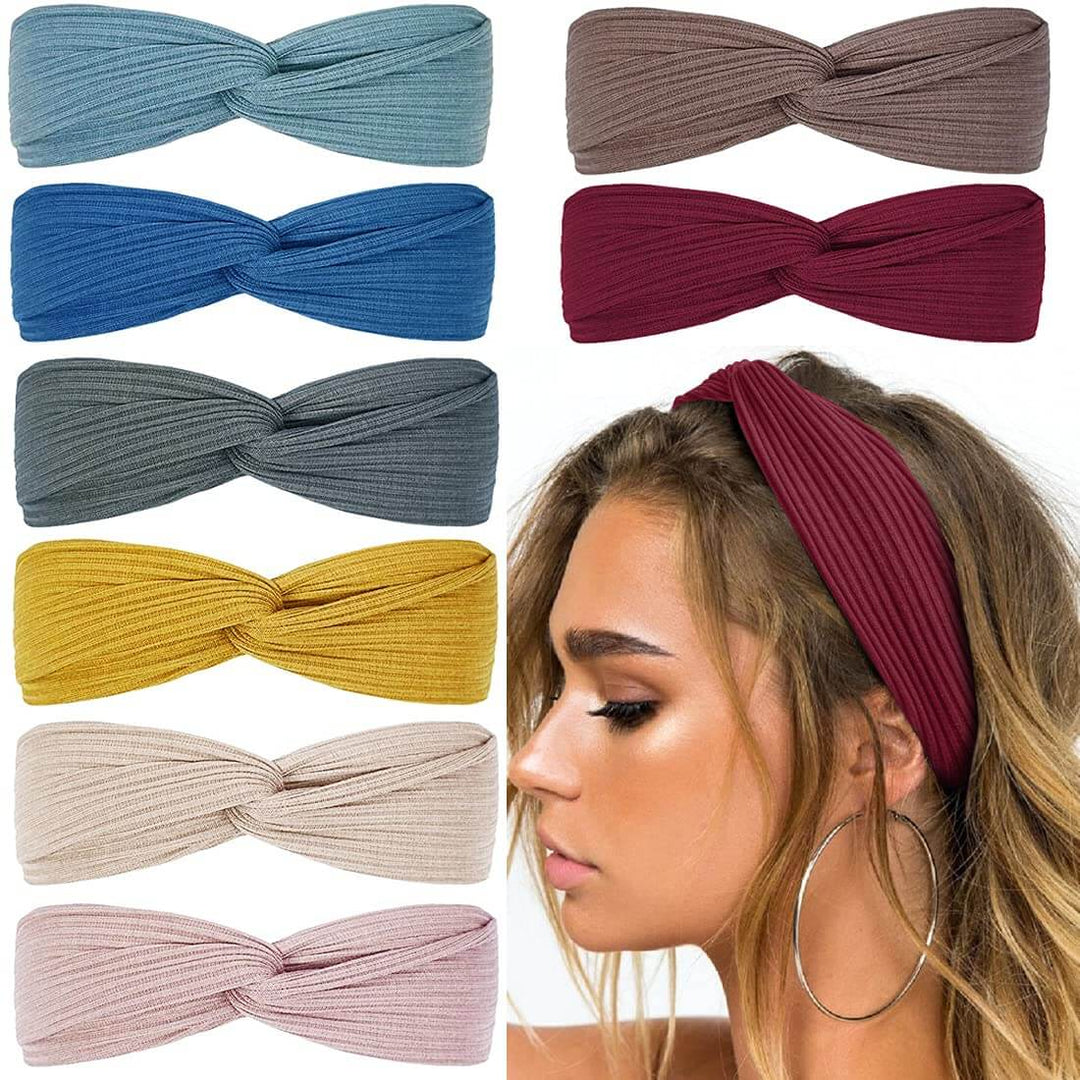 Boho Twist Hårbånd til kvinder: Elastisk og Trendy