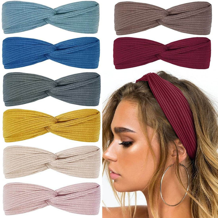 Boho Twist Hårbånd til kvinder: Elastisk og Trendy
