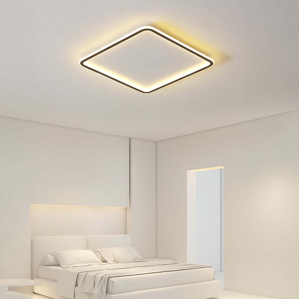 Firkantet LED Loftslampe til Moderne Hjem