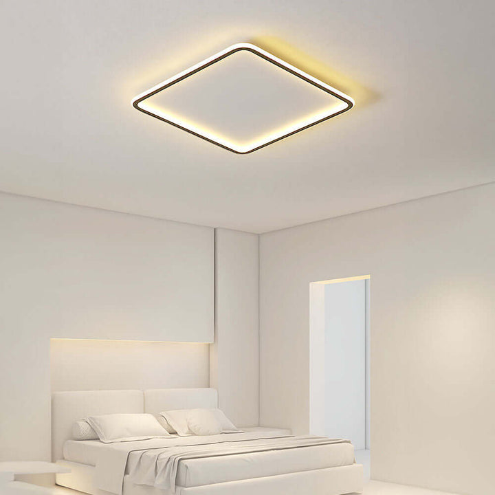 Firkantet LED Loftslampe til Moderne Hjem