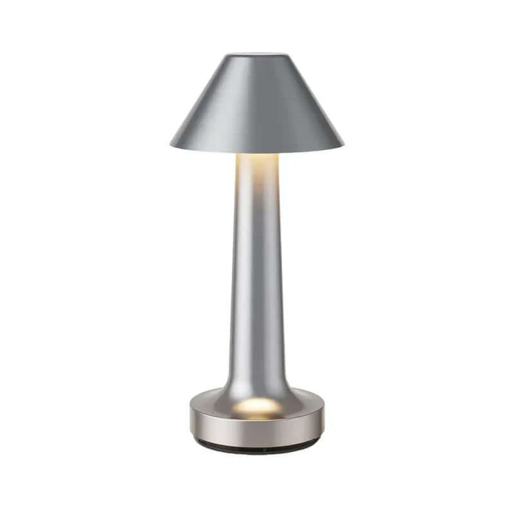 Dæmpbar LED bordlampe med genopladeligt batteri