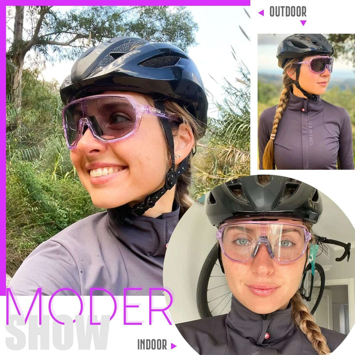 Unisex fotokromatiske cykelbriller til sport