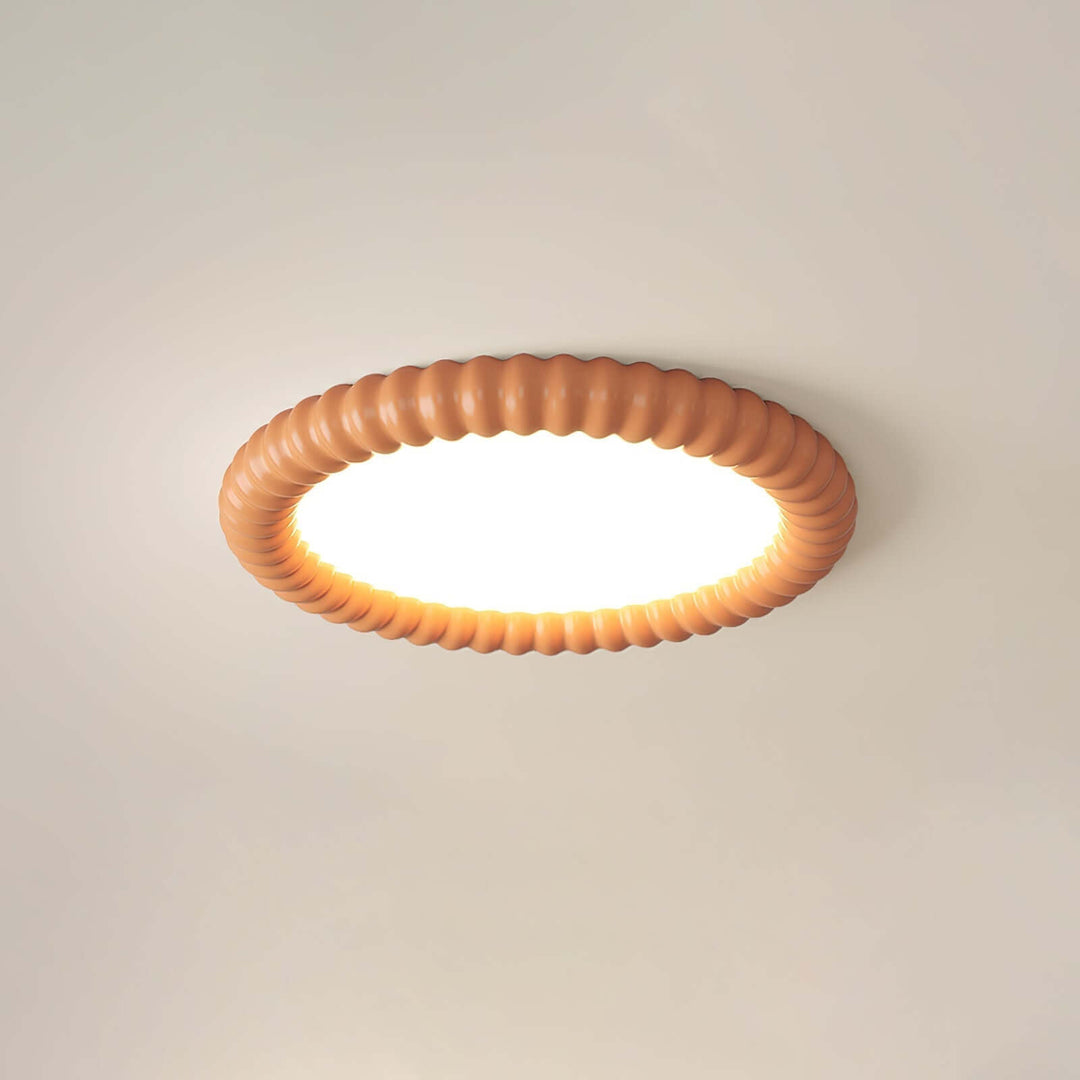 LED Loftloftslampe med bølge-design