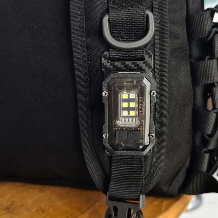 Kompakt Genopladelig Taktisk LED Lommelygte