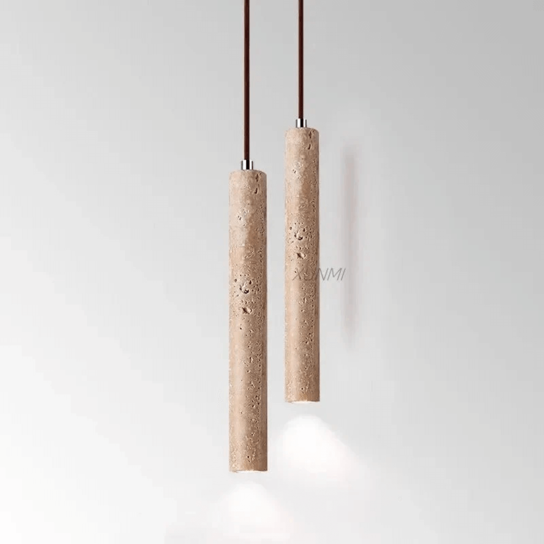 Minimalistisk LED-lysekrone i Wabi-Sabi stil