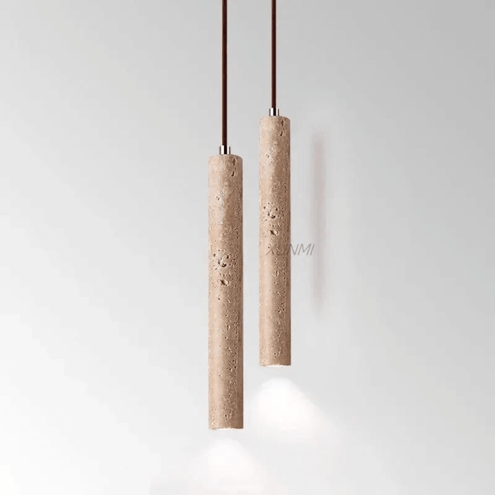 Minimalistisk LED-lysekrone i Wabi-Sabi stil