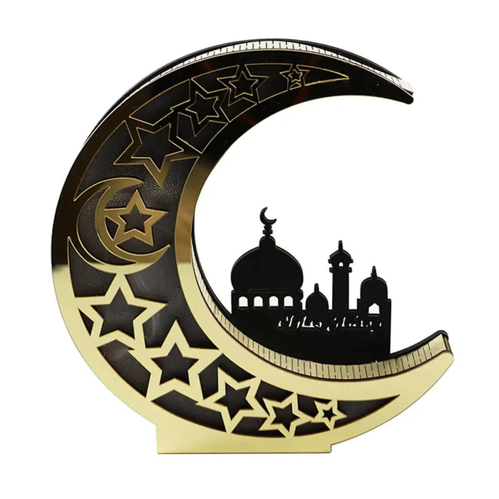 Måne LED-lampe til boligindretning Ramadan & Eid