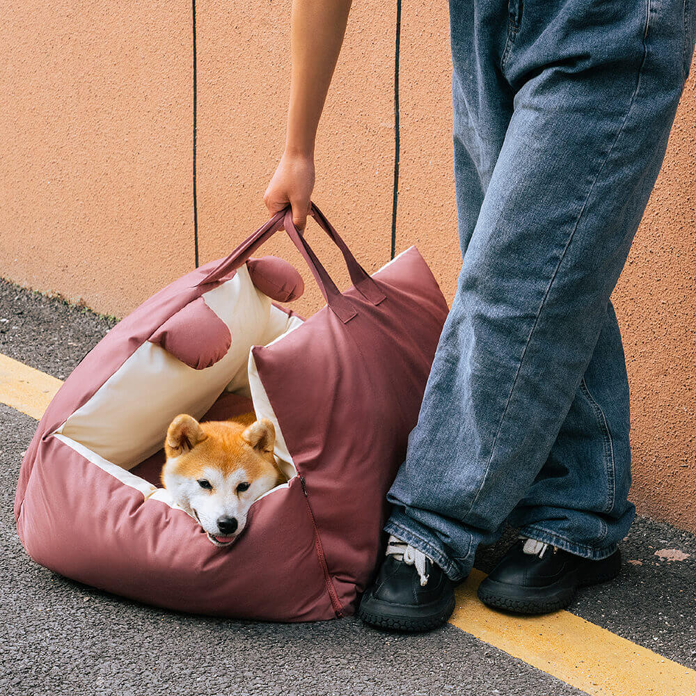 Sikker Autostol til Hunde med Beskyttelsespuder