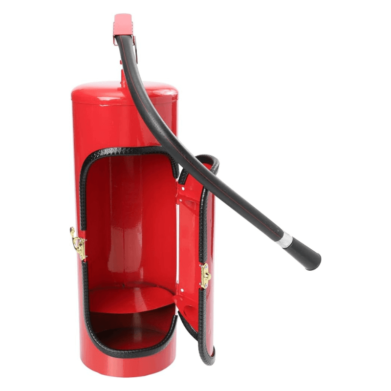 Unik vinholder i brandslukker-design Flamma