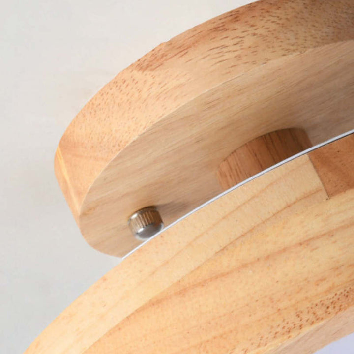 Dæmpbar LED Loftlampe i Trædesign