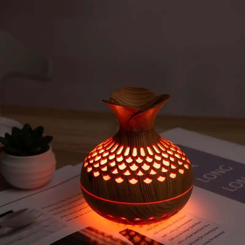 Blomsterdesign Aroma-diffuser til aromaterapi