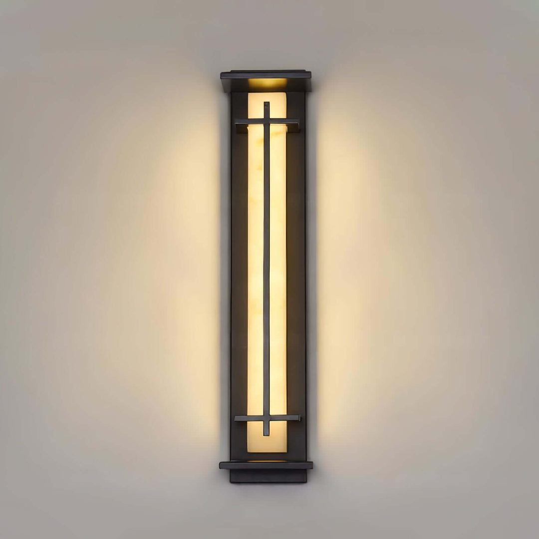 Firkantet LED Udendørs Væglampe