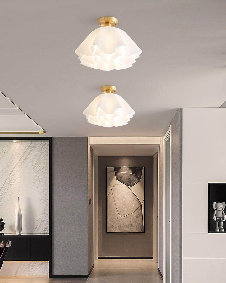 Moderne loft kobberloftslampe