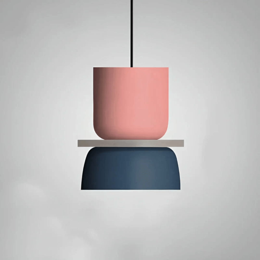 Farverig LED Macaron Design Pendellampe