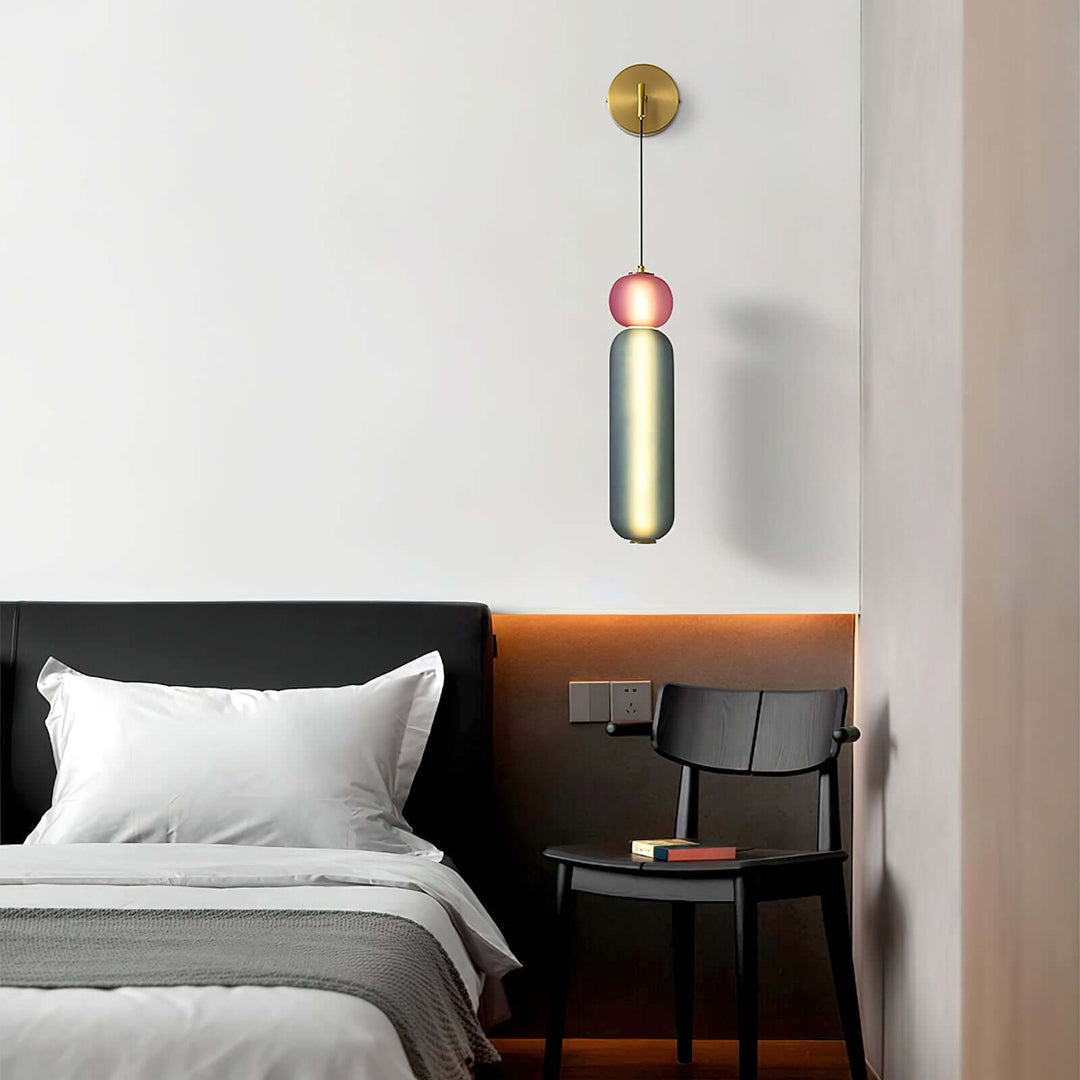 Elegant væglampe med klokkeorkidé-design