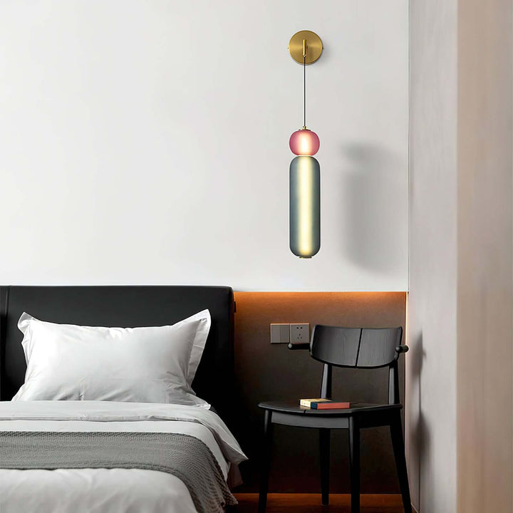 Elegant væglampe med klokkeorkidé-design