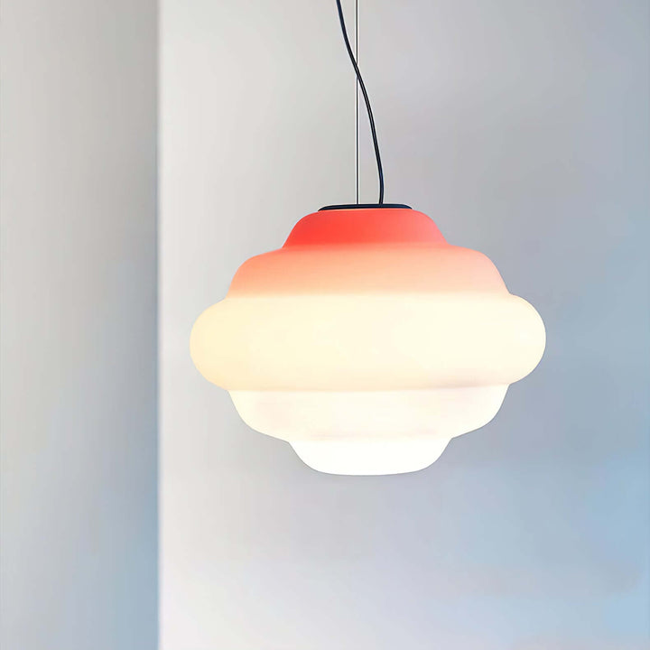 Gradient Sky Cloud Pendel Lampe
